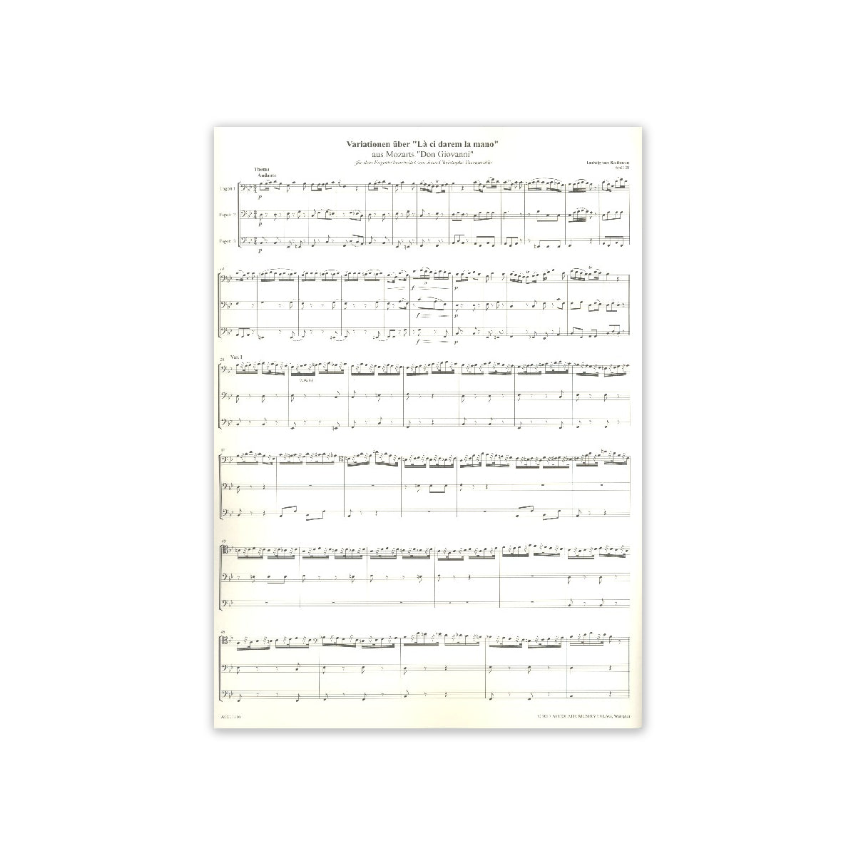 Beethoven, Variationen "Reich mir die Hand"-43008