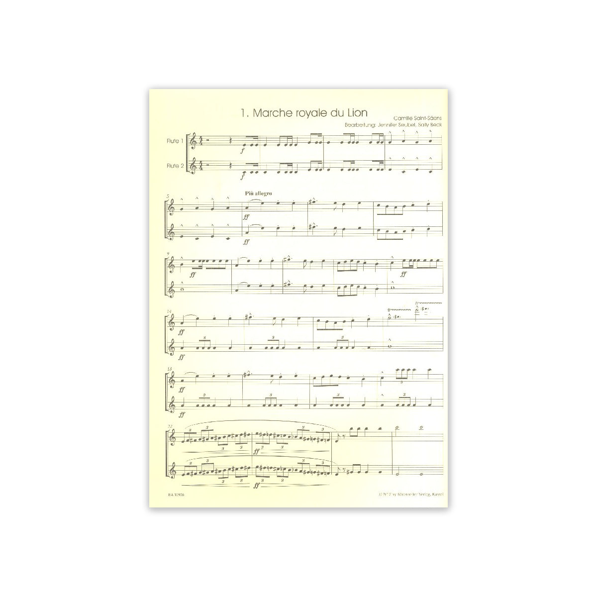Saint-Saens, Der Karneval der Tiere View 1