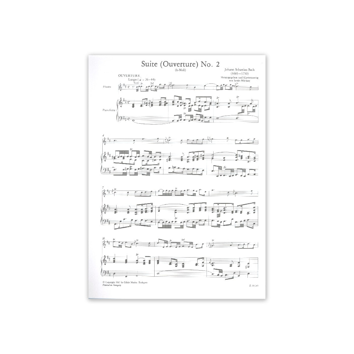 Bach, Suite h-Moll Nr.2 BWV1067 View 1