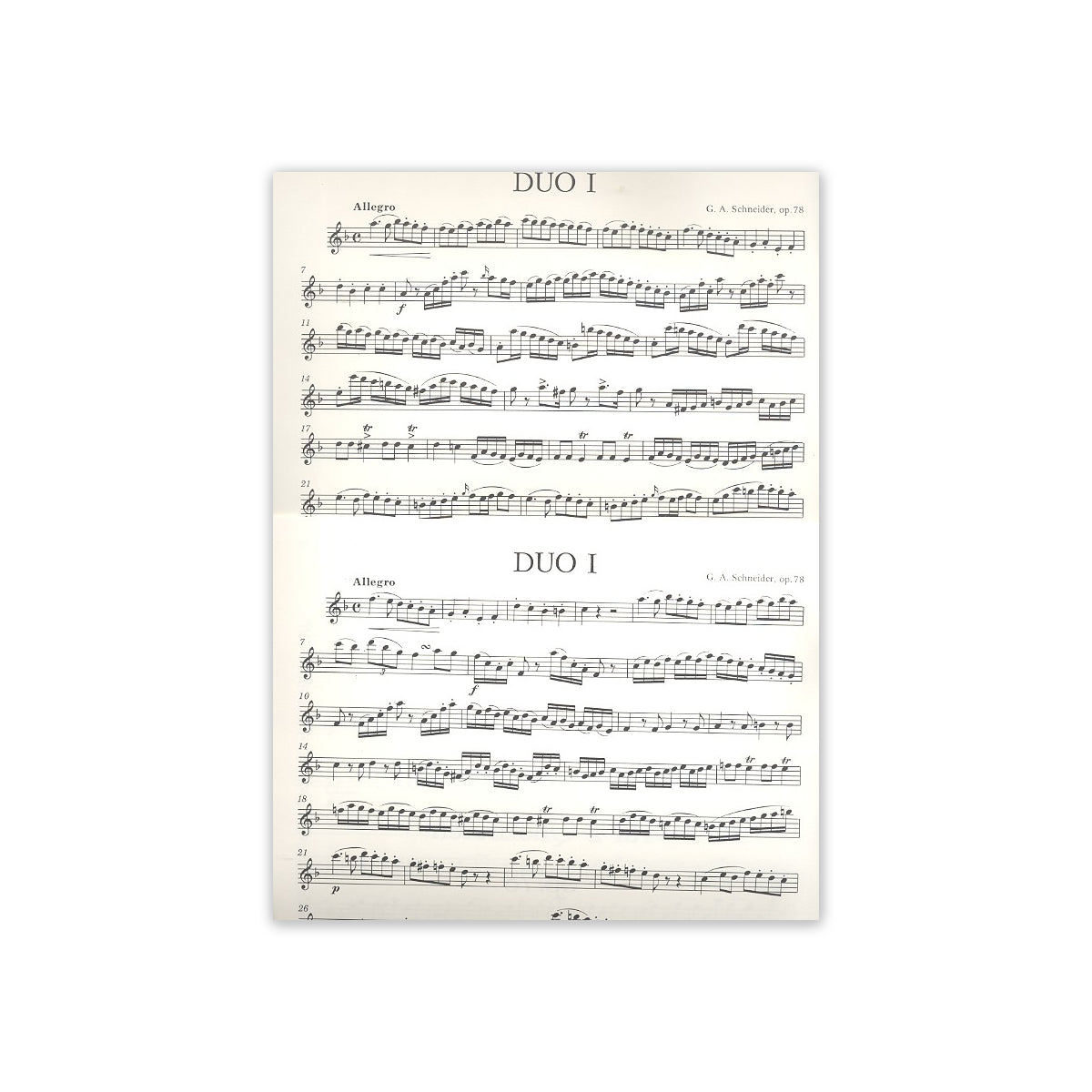 Schneider, 3 Duos concertant op.78 View 1