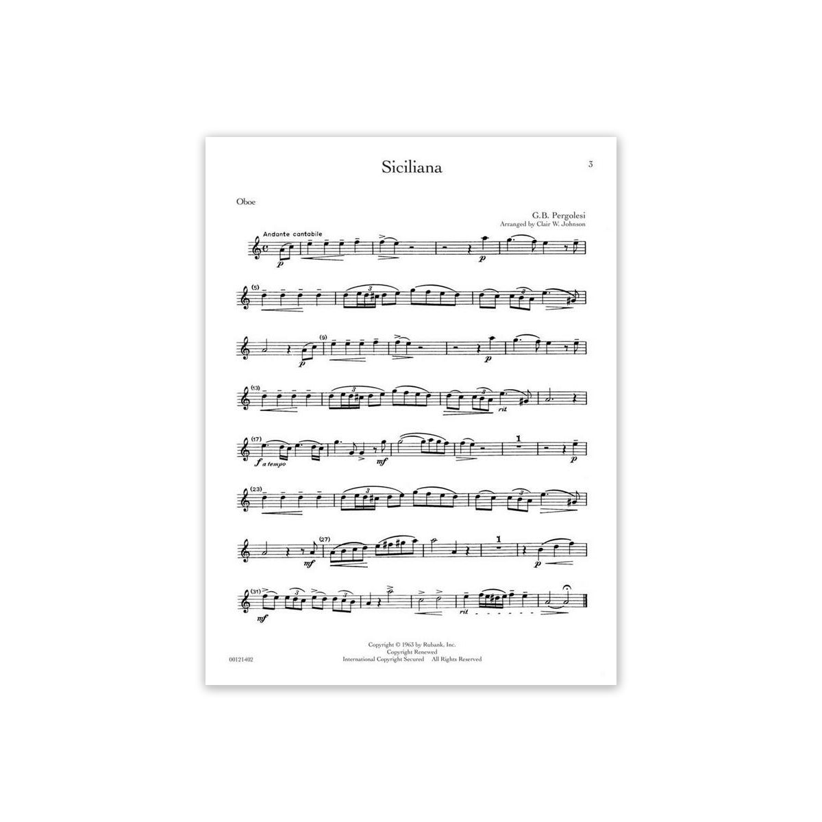 Treasures for oboe