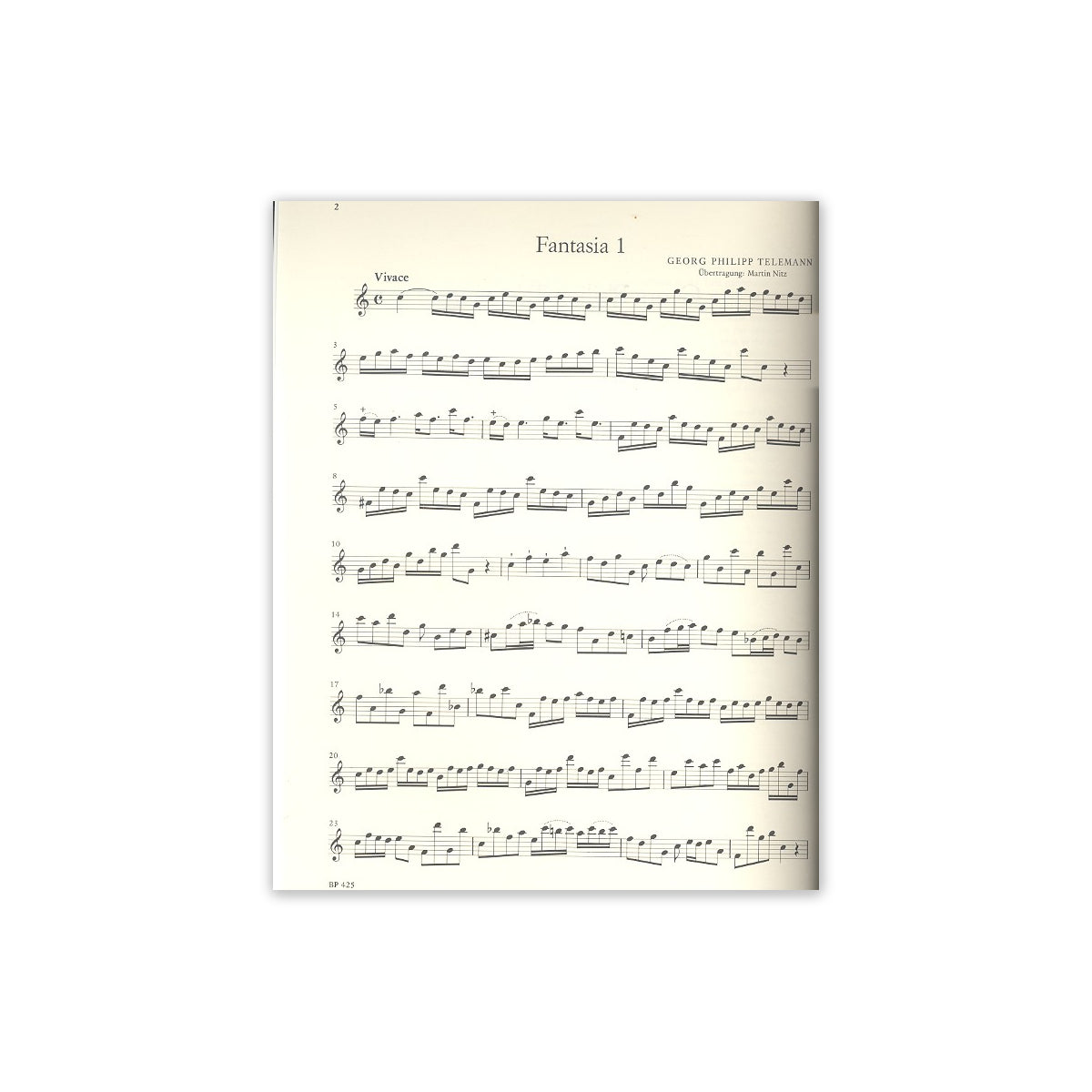 Telemann, 12 Fantasien-43379 View 1