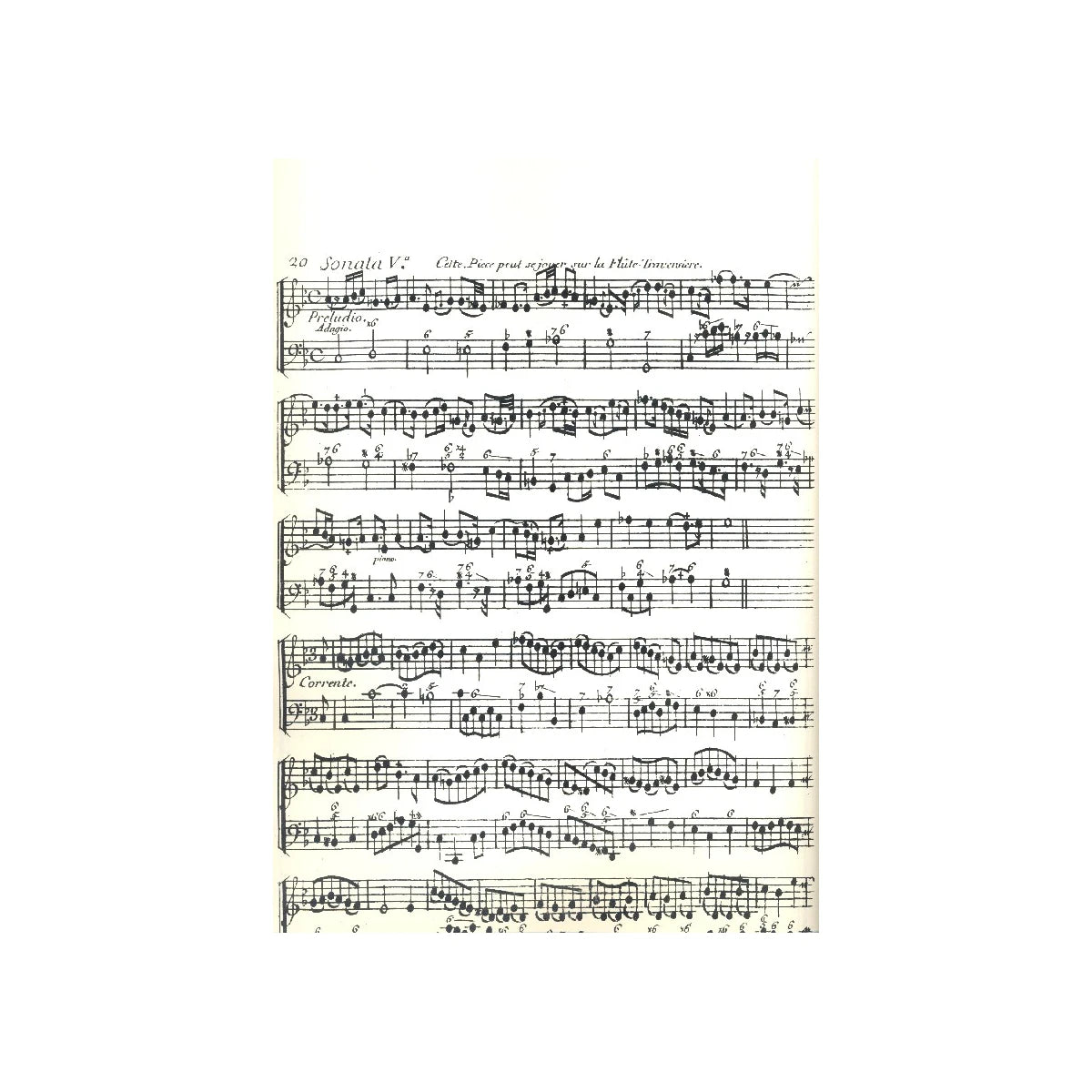 Sonates à violon (flute) avec la basse facsim View 2