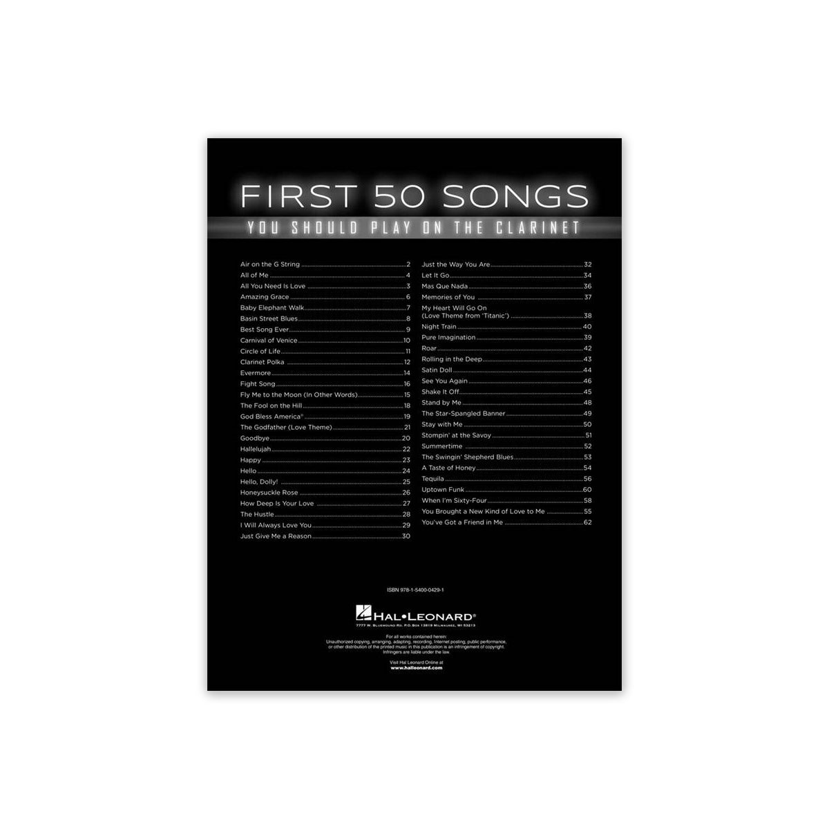 First 50 Songs You should play on Clarinet