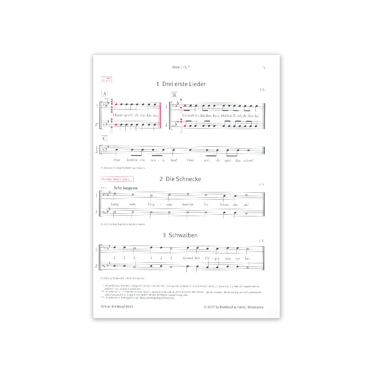 Sommerfeld, Addizio! - Oboe View 1
