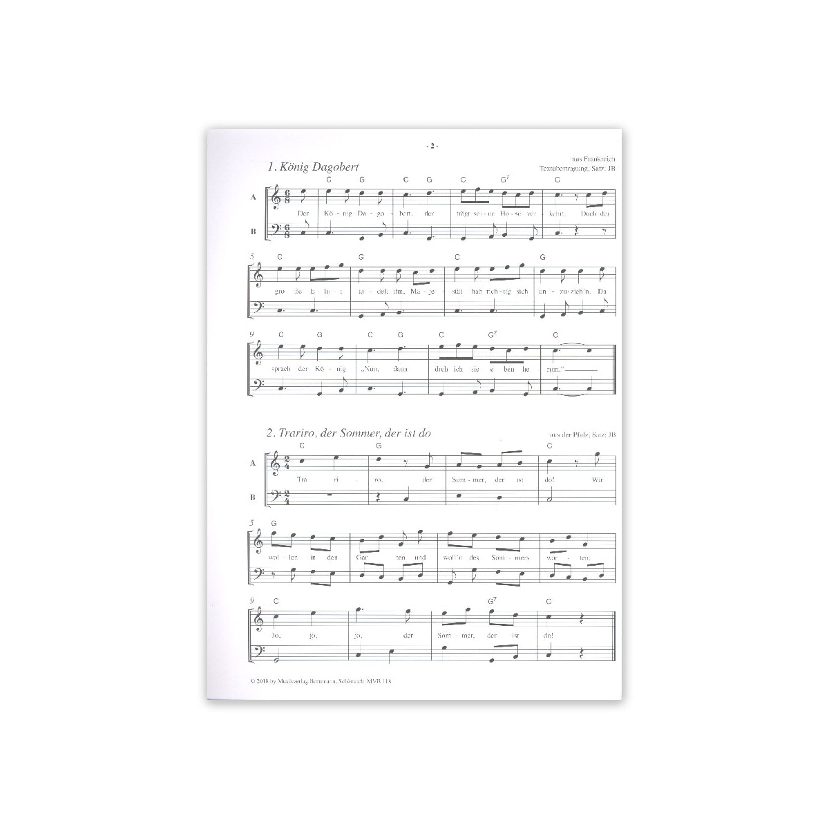 Bornmann, Neues Spielbuch für Alt-& Bassblf.1