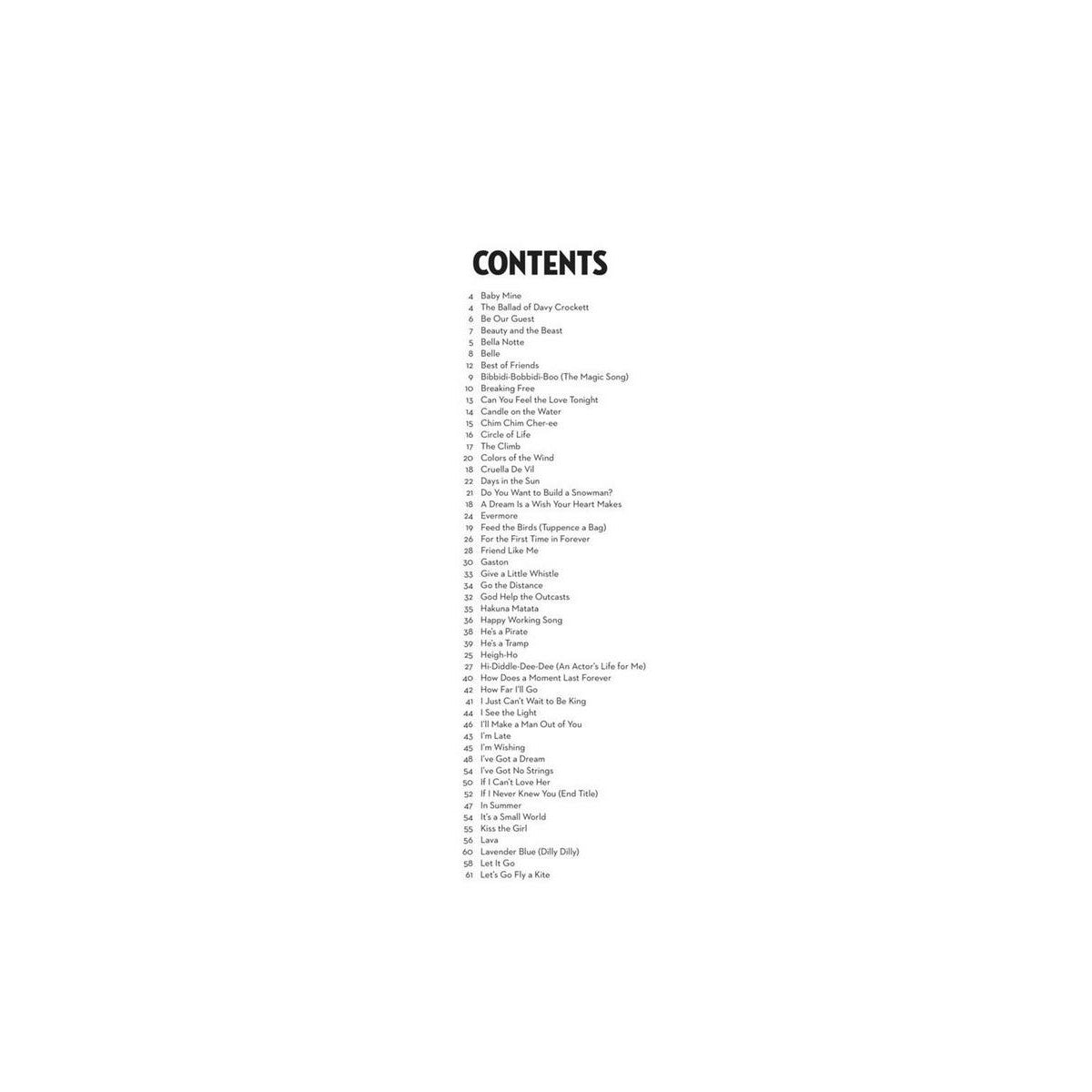101 Disney Songs View 1