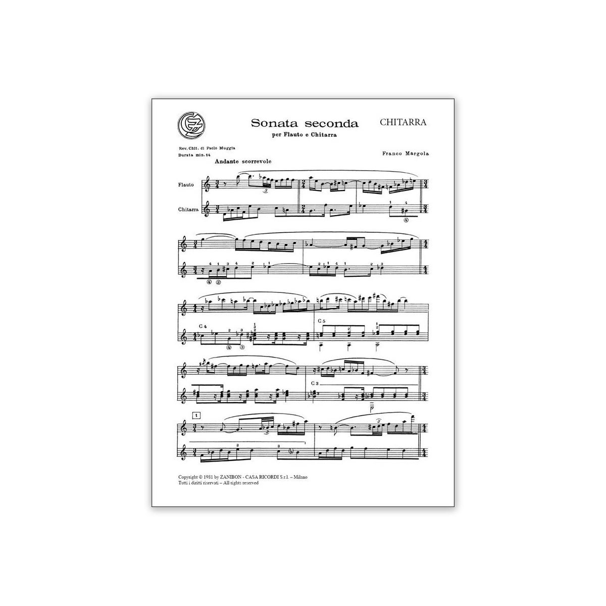 Margola, Sonata seconda