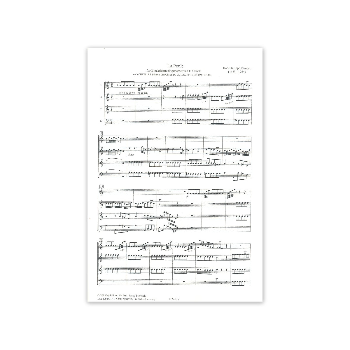 Rameau, La Poule
