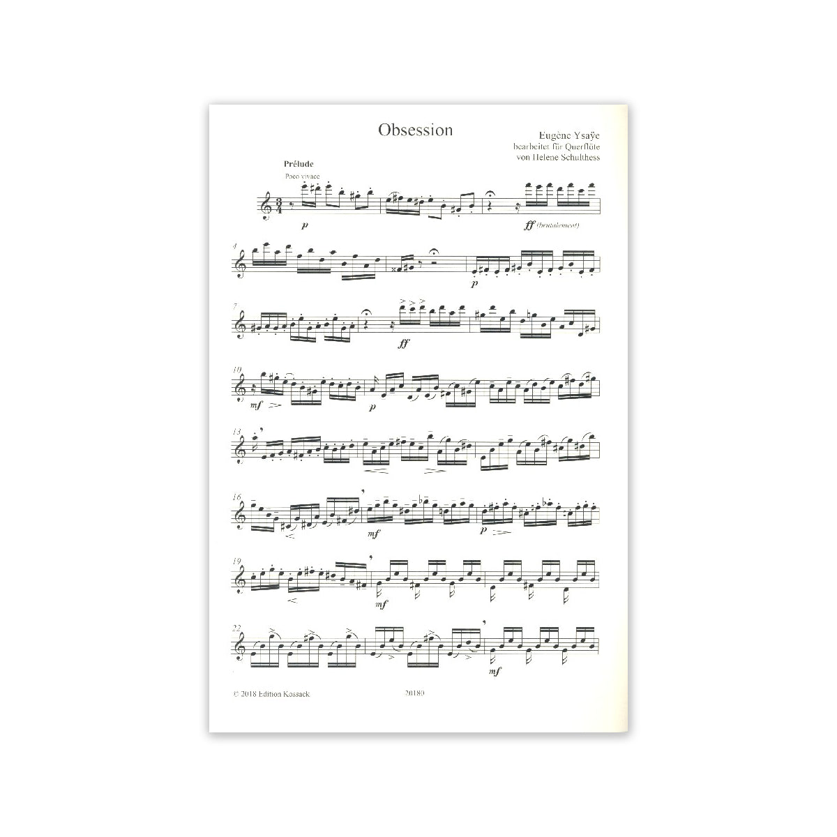 Ysaye, Obsession View 1