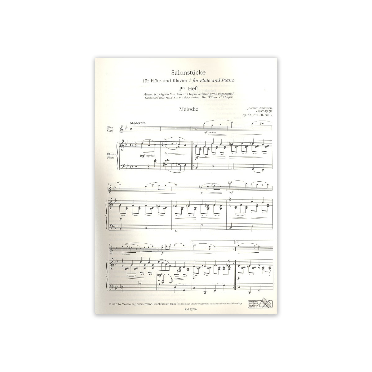 Andersen, Salonstücke op.52