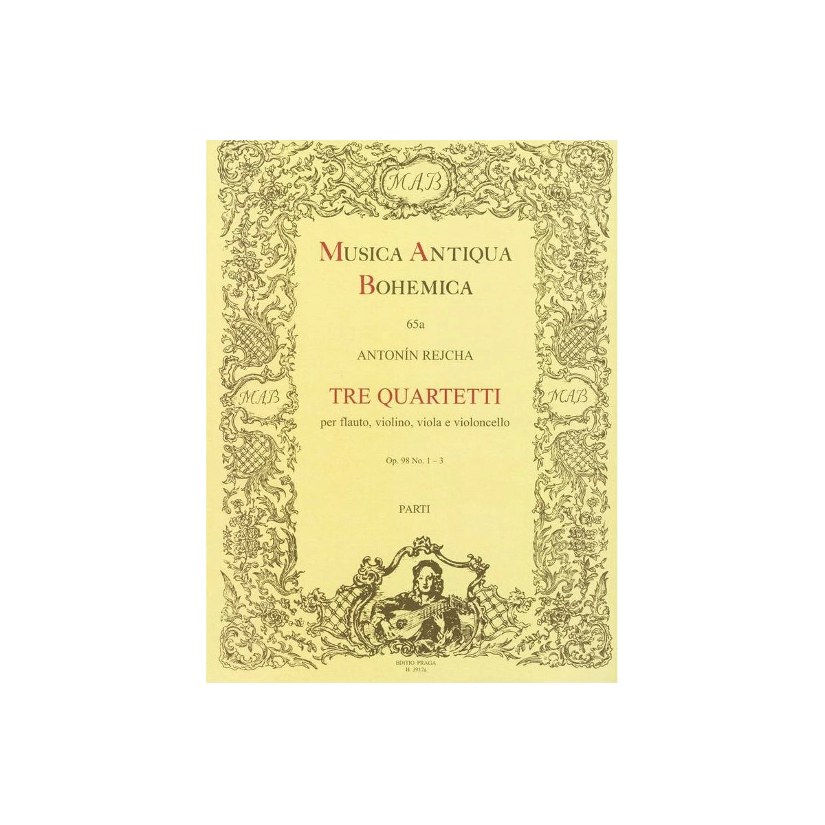 Reicha, 3 Quartette op.98,1-3 - Stimmen View 2