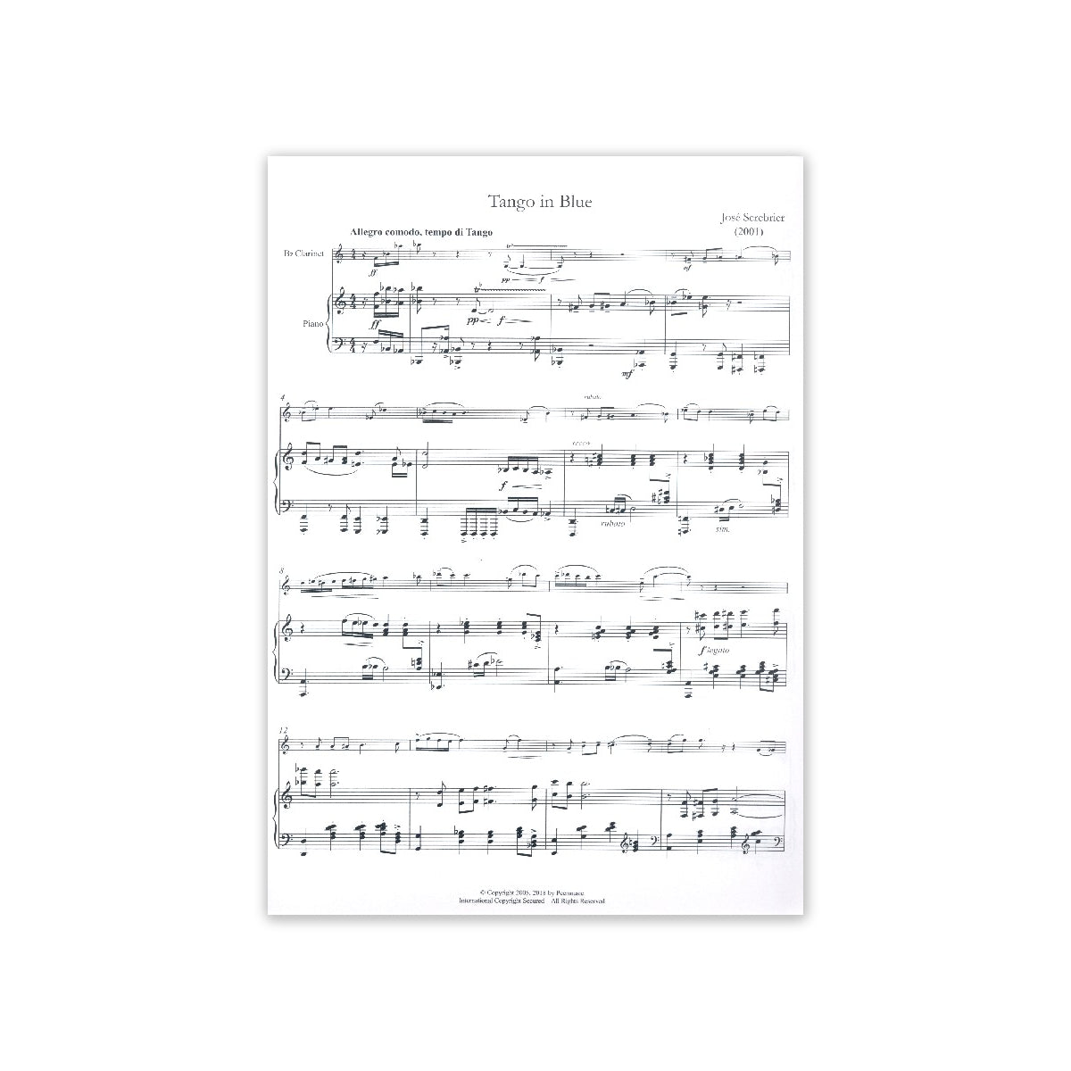 Serebrier, Tango in blue