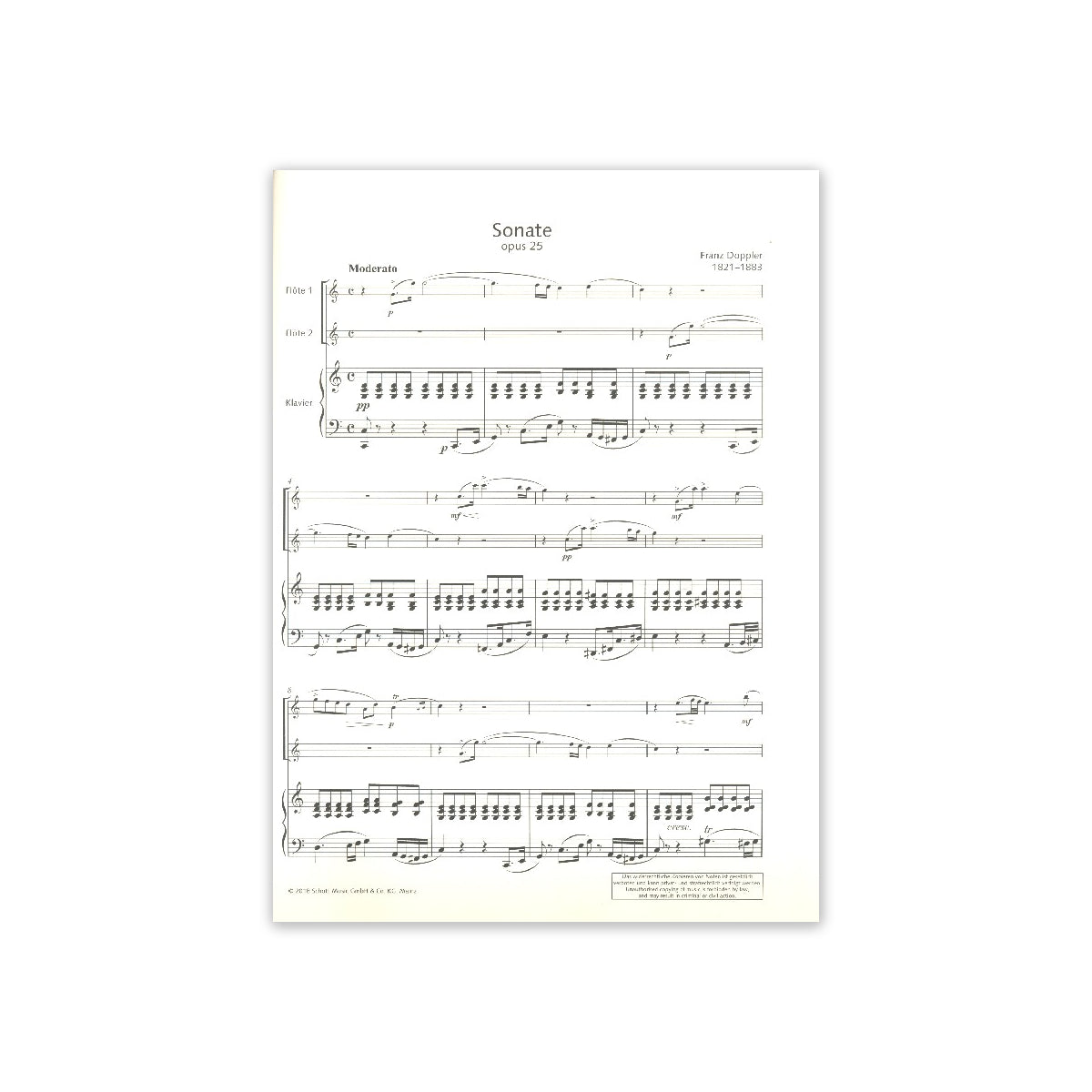 Doppler, Sonate View 1