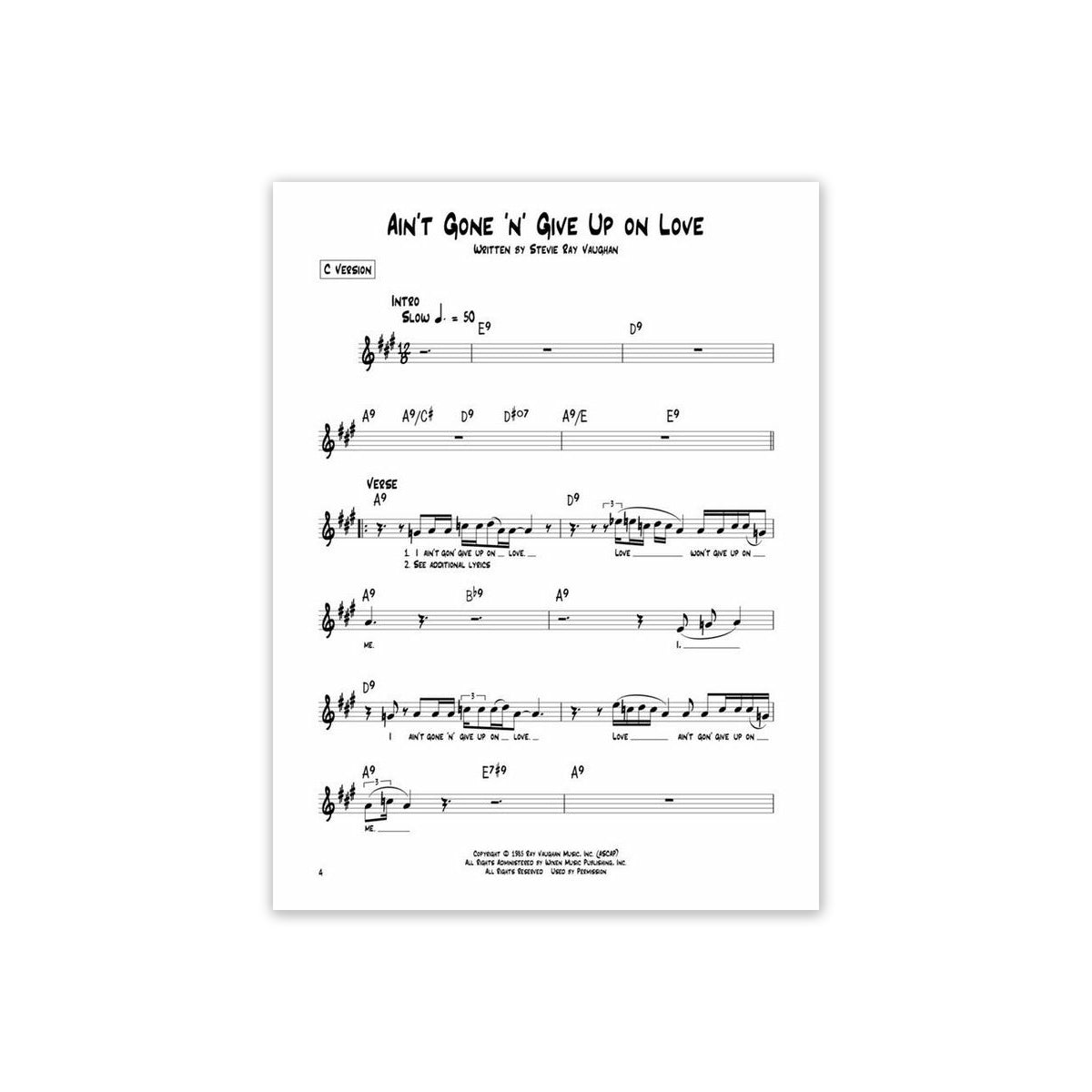 Blues Play-Along: Stevie Ray Vaughan