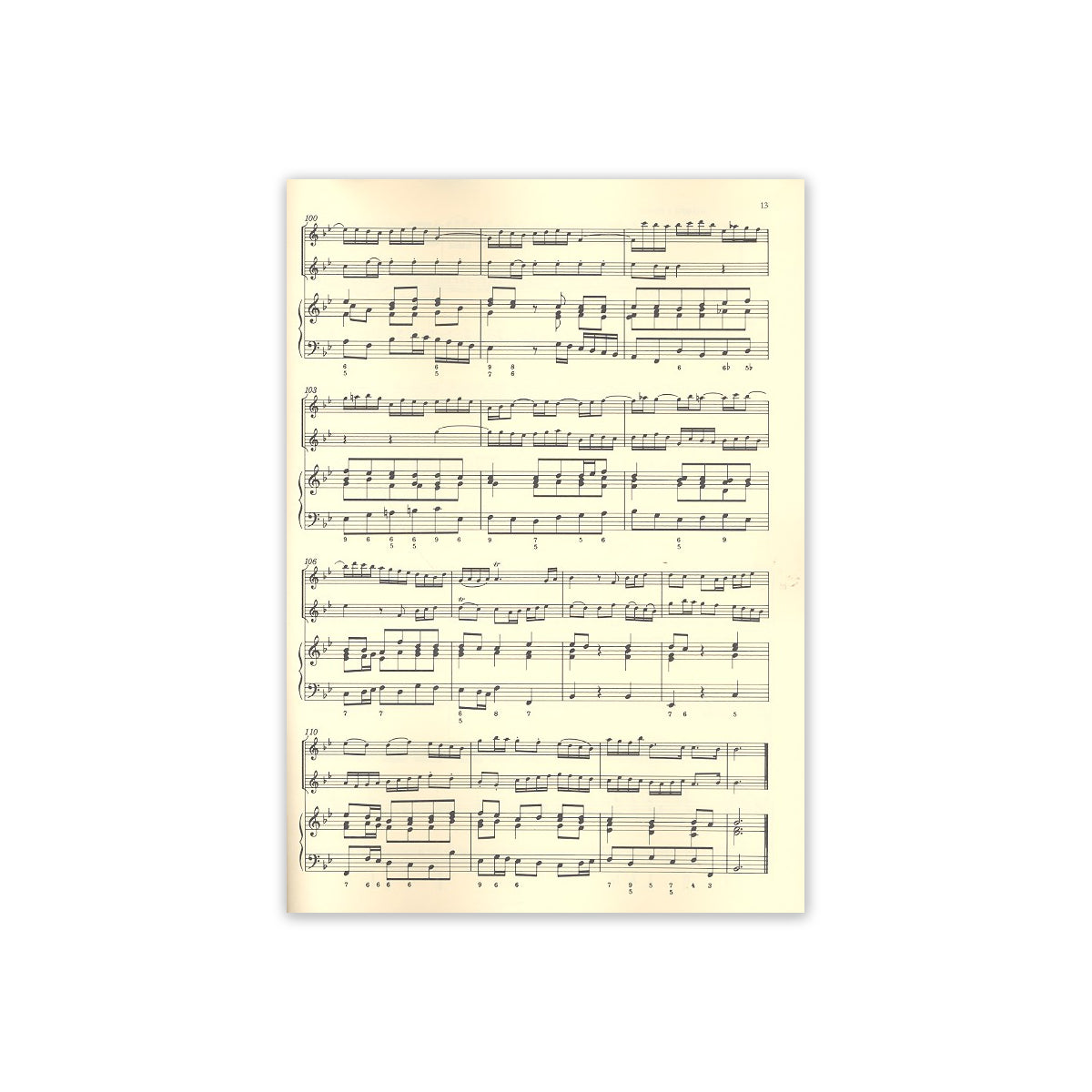 Bach, Triosonate B-Dur nach BWV1039 View 1