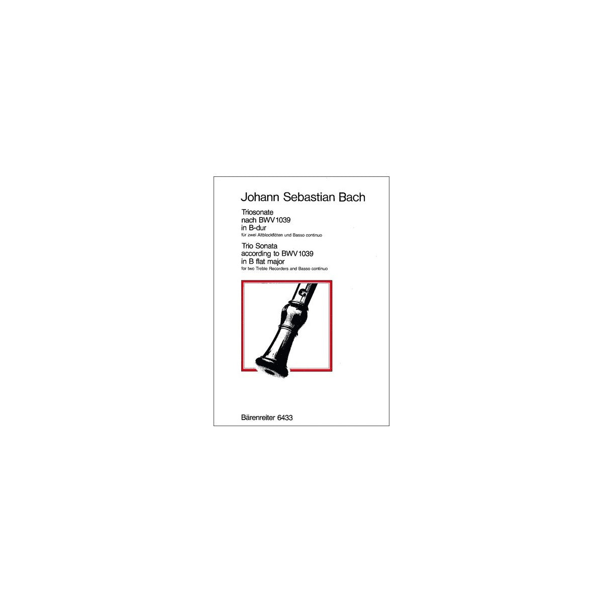 Bach, Triosonate B-Dur nach BWV1039 View 2