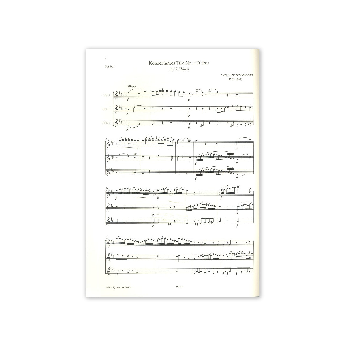 Schneider, Konzertantes Trio Nr.1 View 1