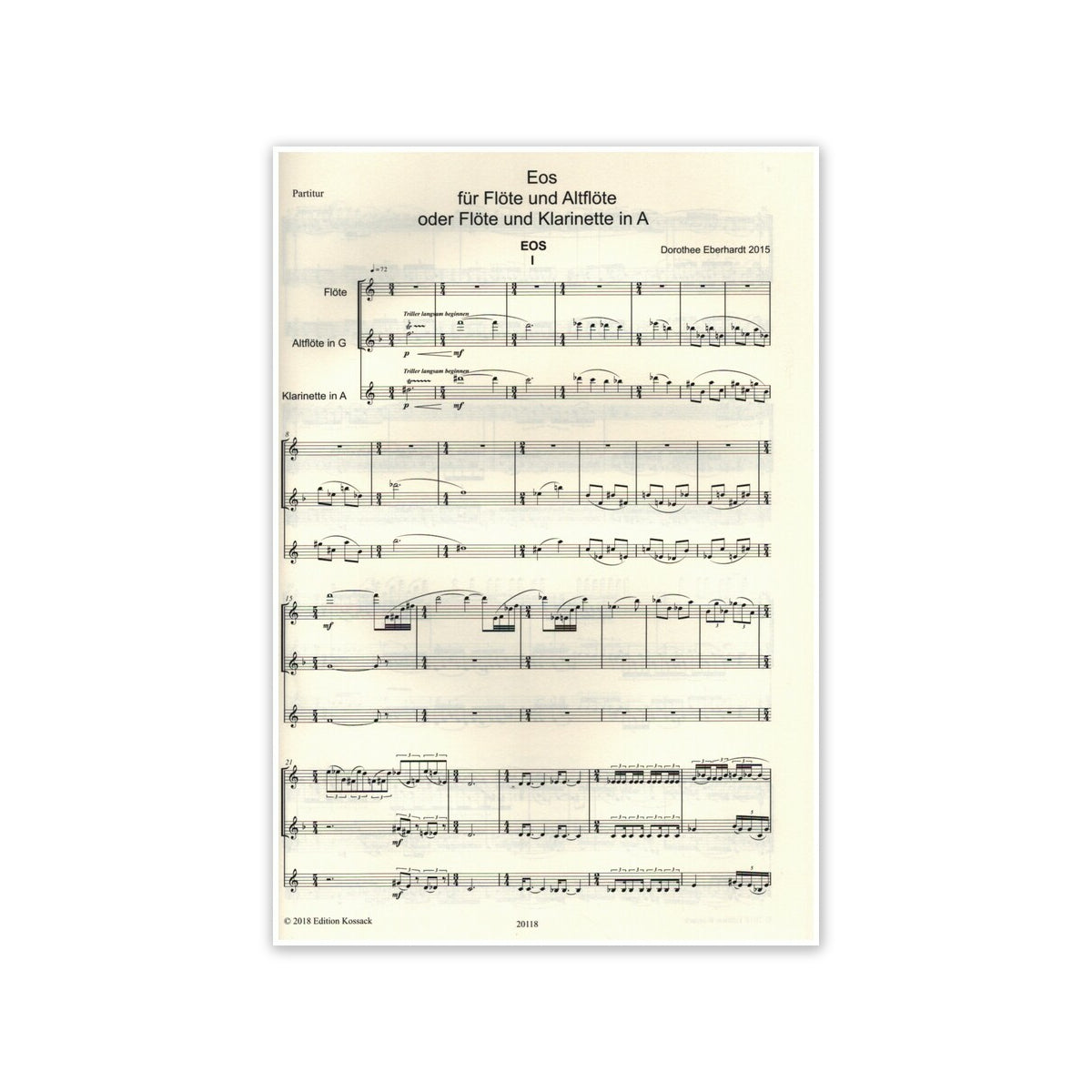 Eberhardt, Eos - Flöte und Altflöte View 1