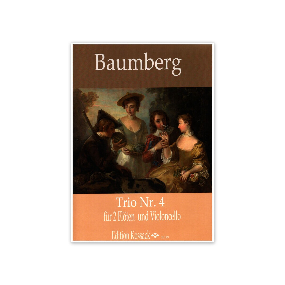 Baumberg, Trio Nr.4 - 2 Flöten & Vc.