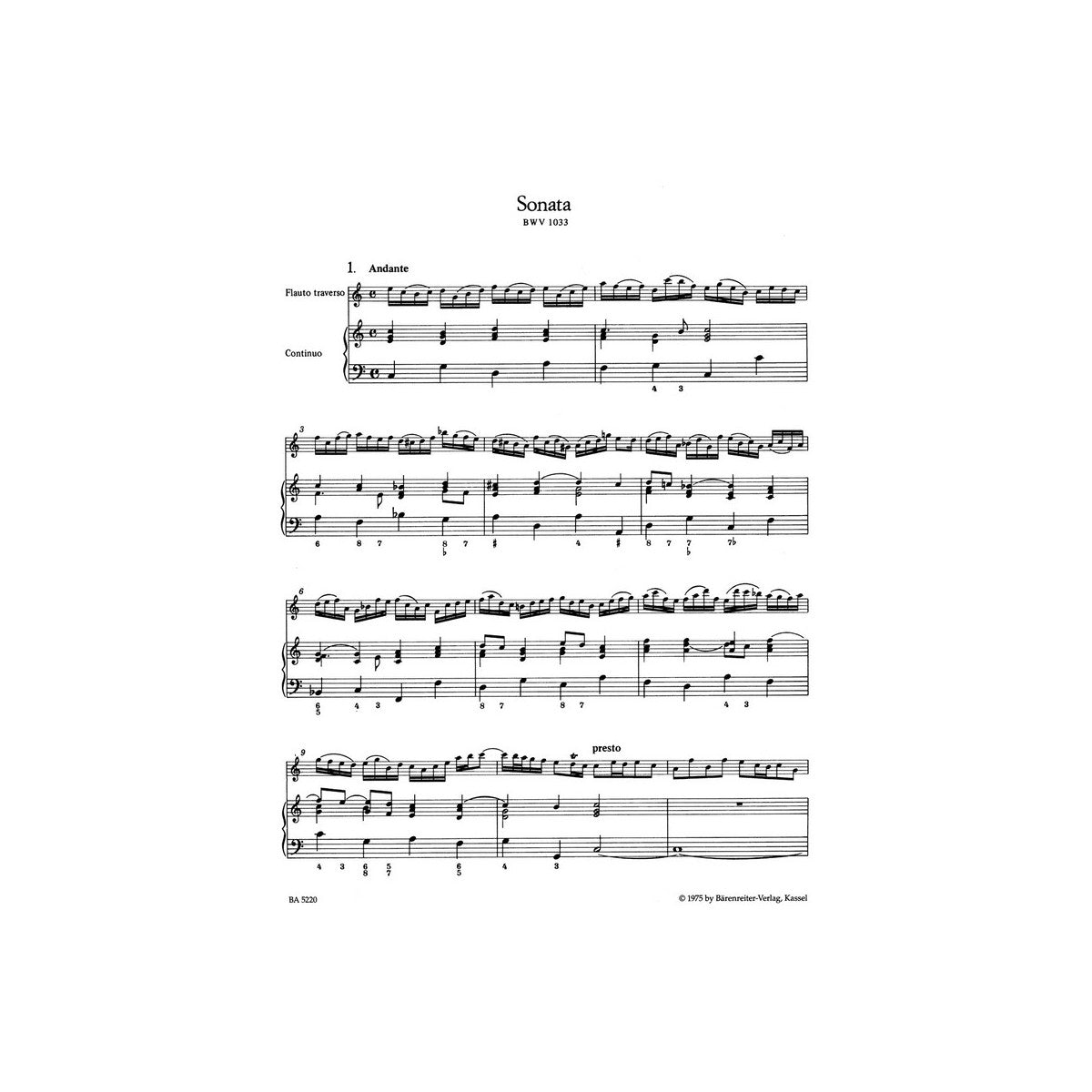 Bach, Sonaten BWV 1031, 1033, 1020 View 2