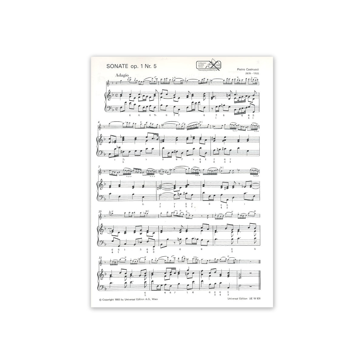 Castrucci, 2 Sonaten View 1