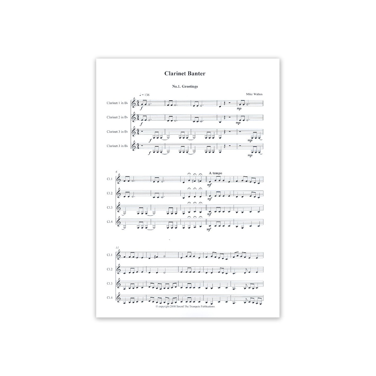 Walton, Clarinet banter View 1