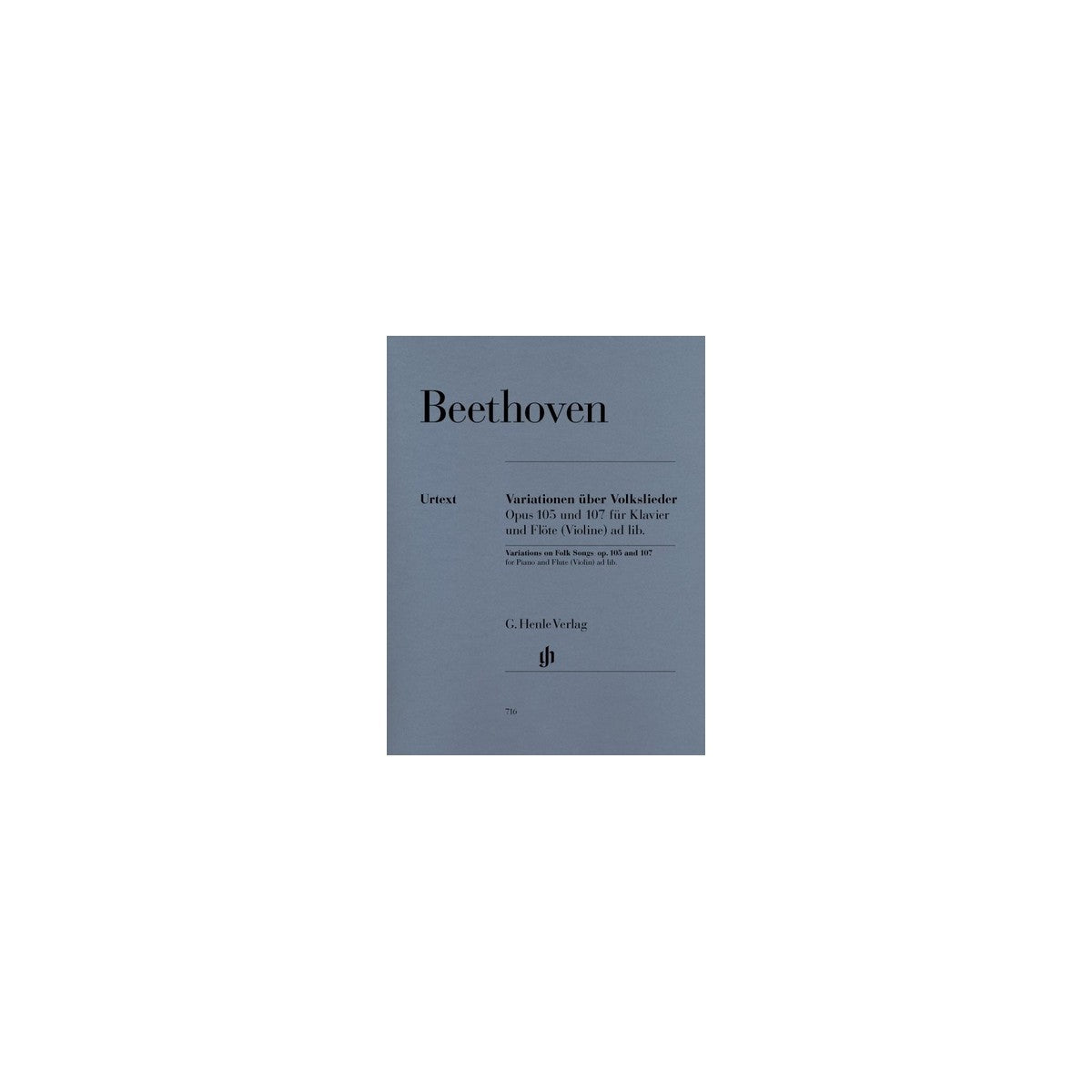 Beethoven, Variationen über Volkslieder op105 View 2