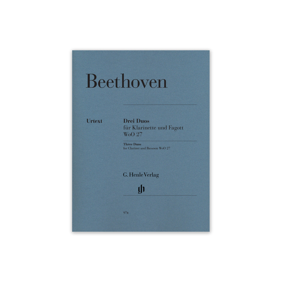 Beethoven, Drei Duos für Klar. & Fagott View 1