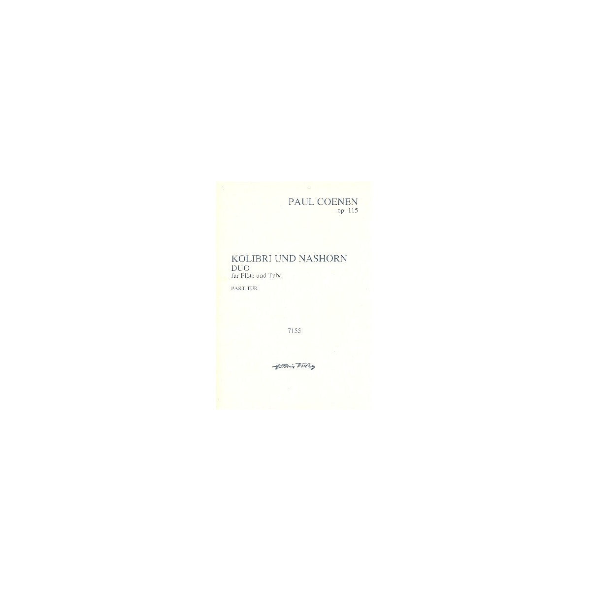Coenen, Kolibri und Nashorn op. 115 View 2