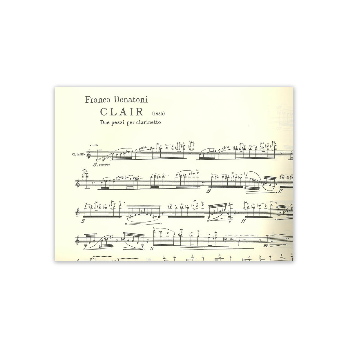 Donatoni, Clair (1980) View 2