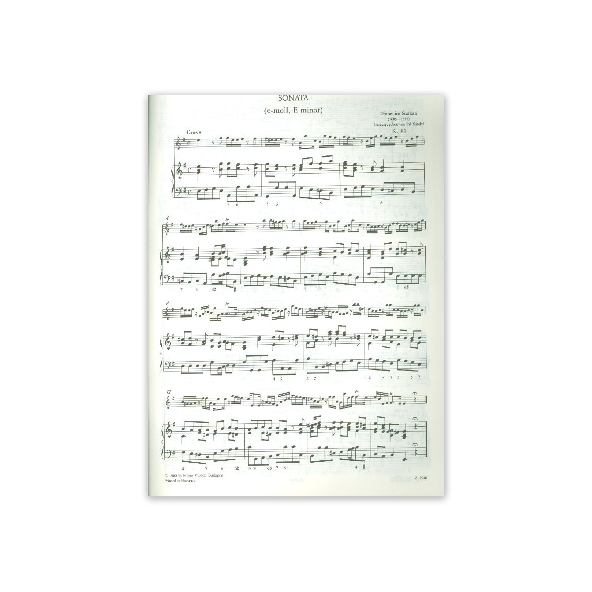Scarlatti, 3 Sonaten View 1