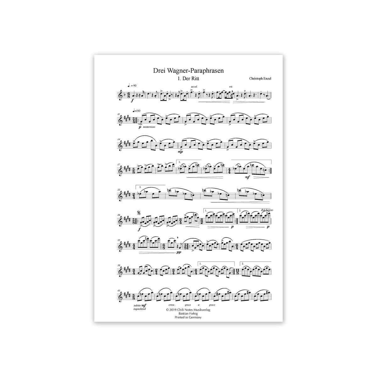 Enzel, Three Wagner Paraphrases