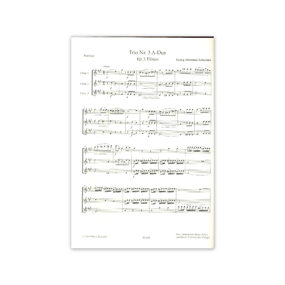 Schneider, Konzertantes Trio Nr.3 View 1