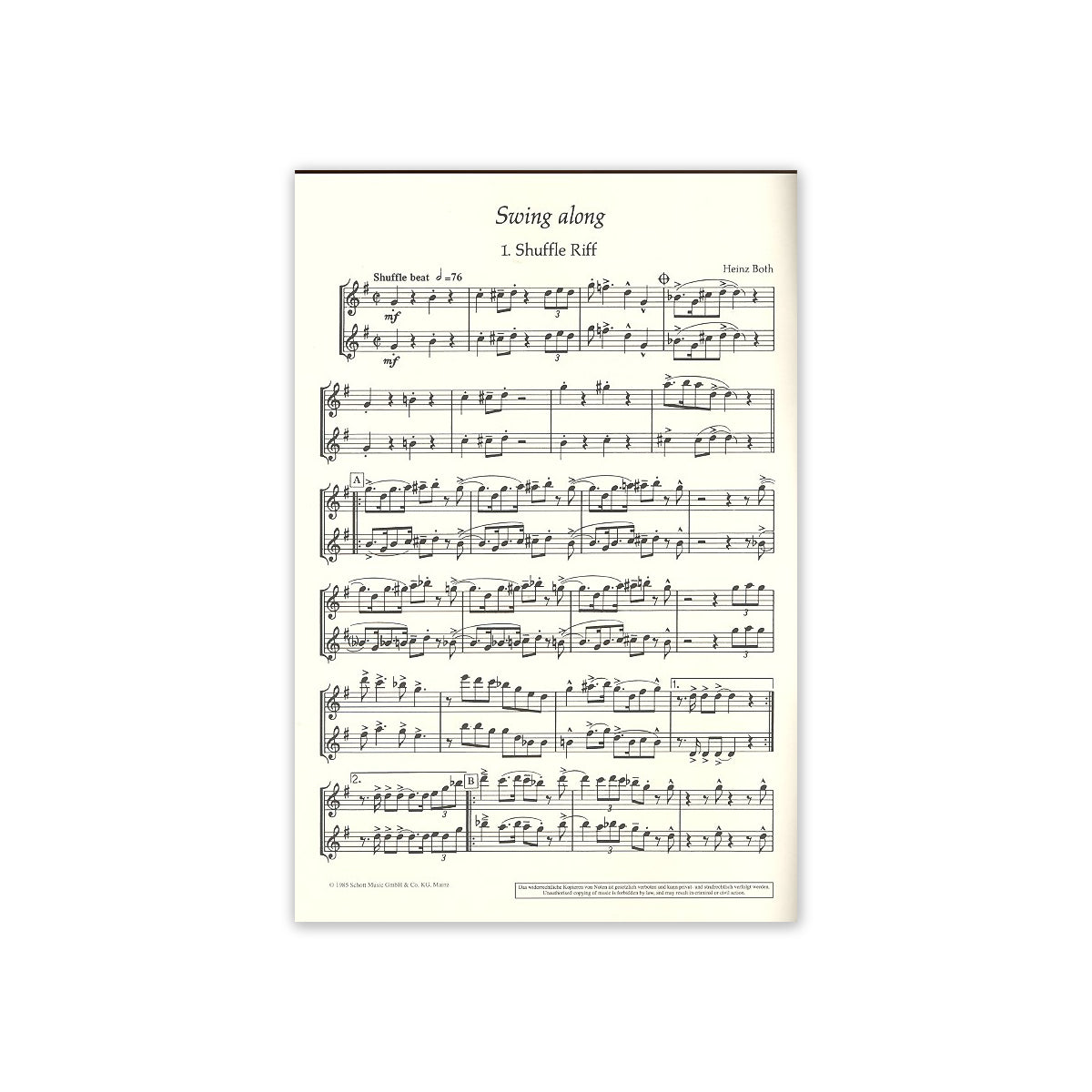 Both, Swing along - Es-Stimmen View 1