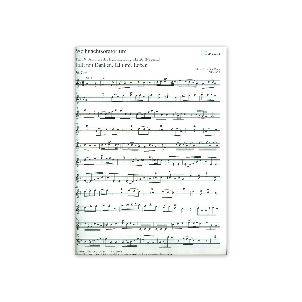 Bach, Weihnachtsoratorium IV-VI View 1
