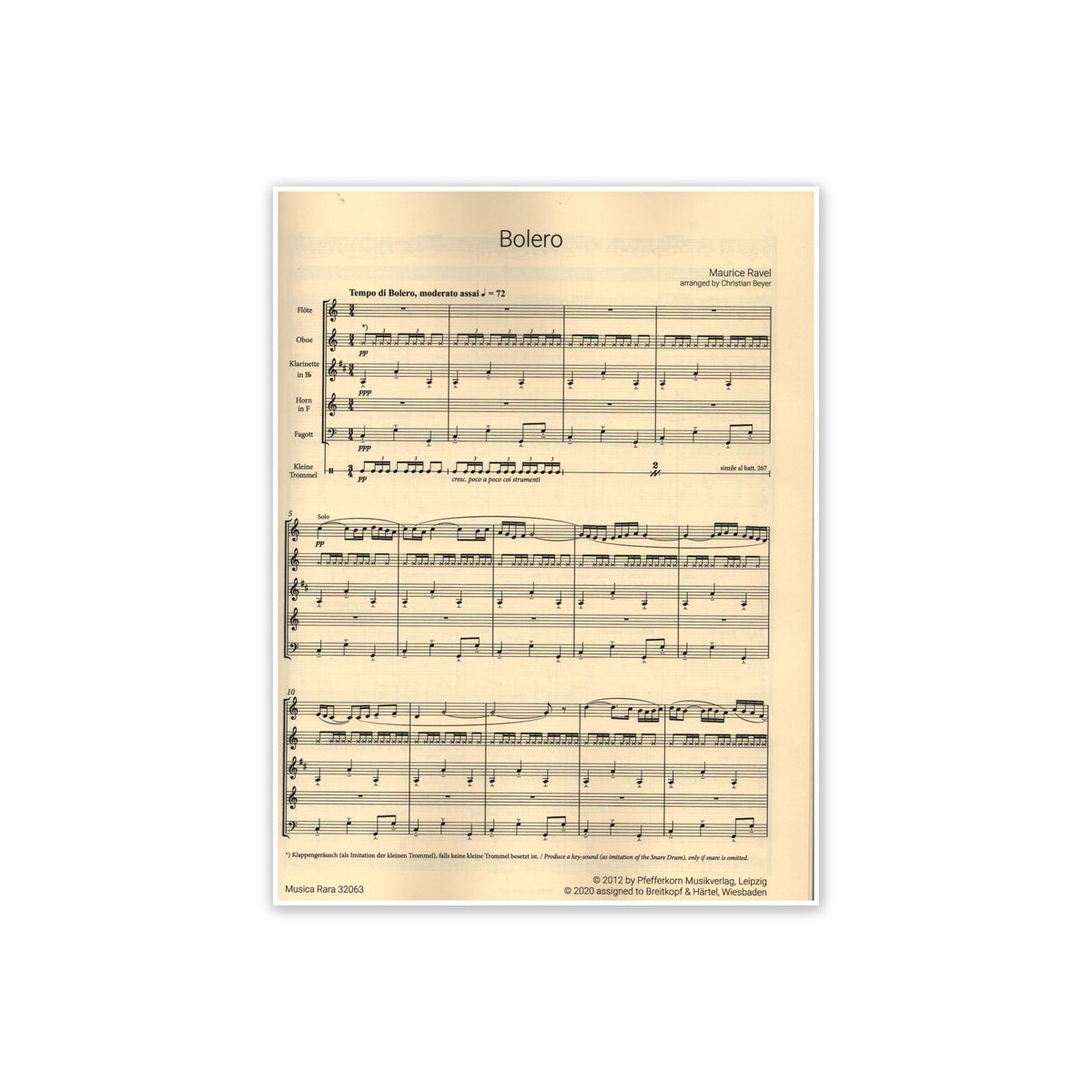 Ravel, Bolero View 2