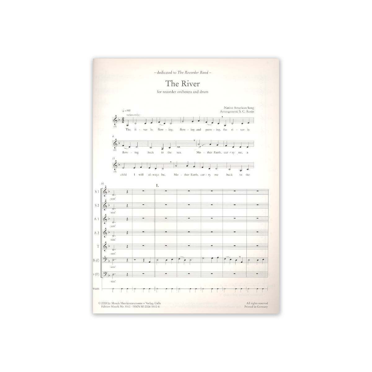 Rosin, The River - Blockflötenensemble View 1