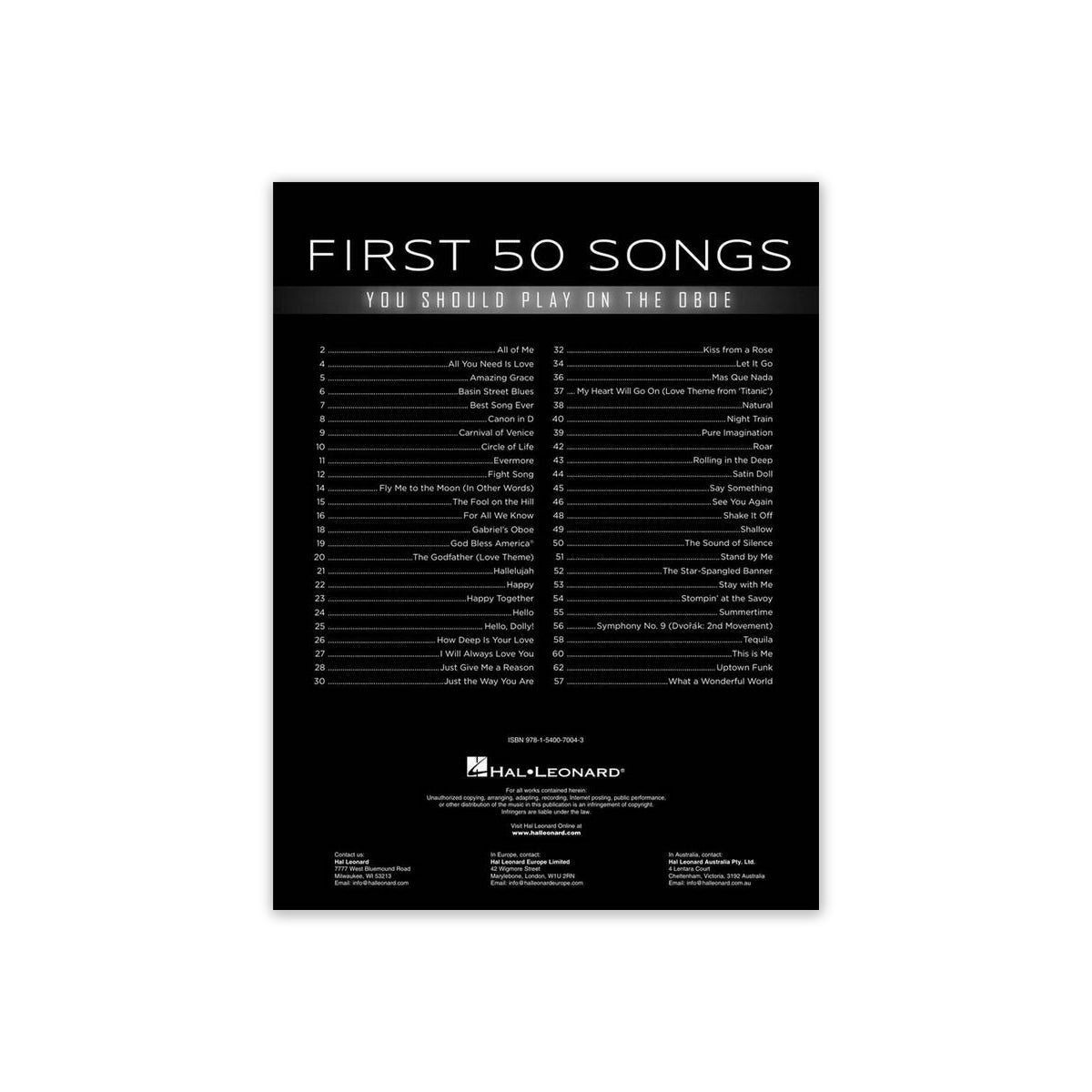 First 50 Songs You should play on Oboe
