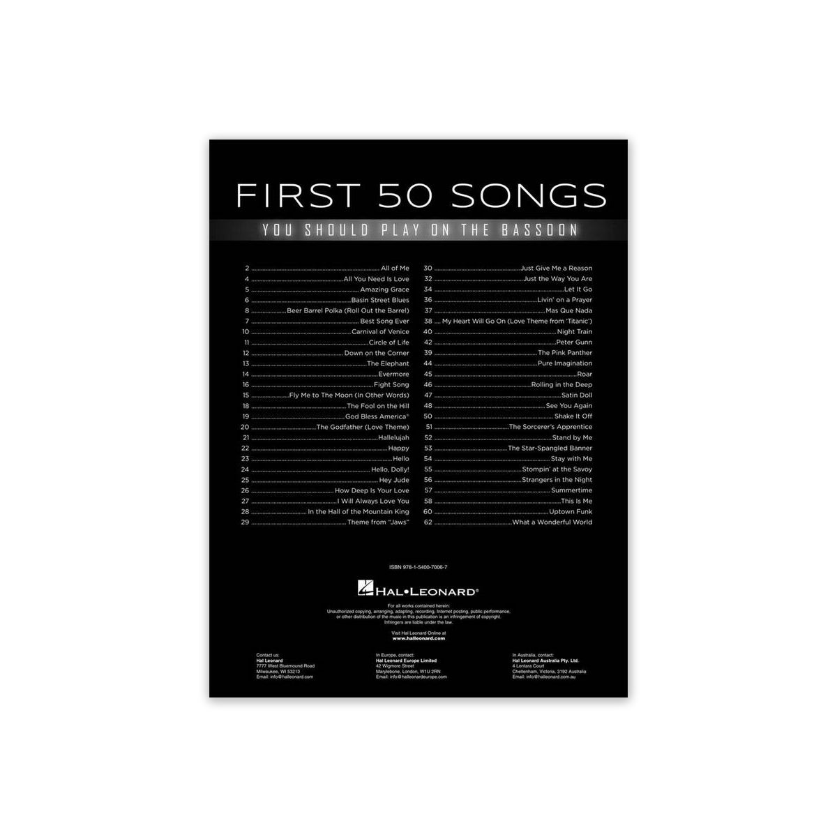 First 50 Songs You should play on Bassoon