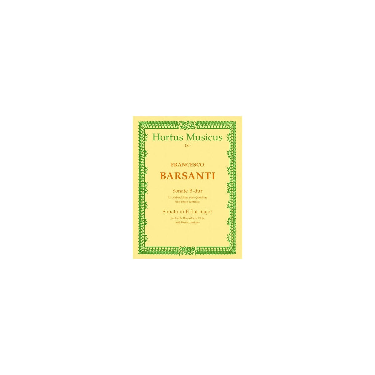 Barsanti, Sonate B-Dur View 2