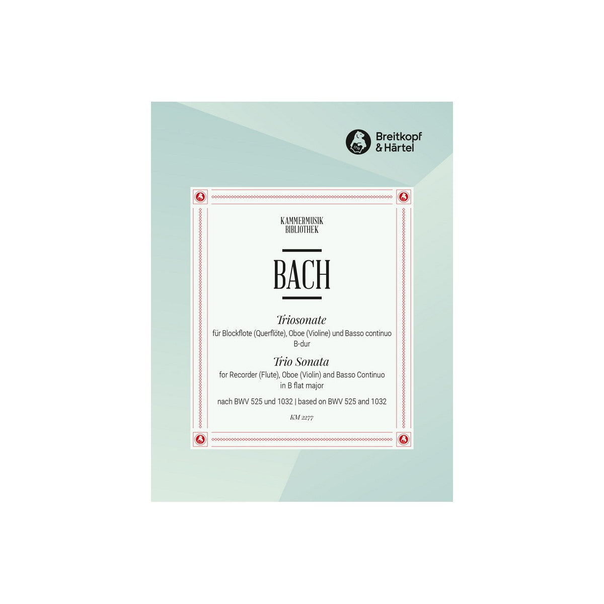 Bach, Triosonate B-Dur nach BWV525 u. BWV1032 View 4