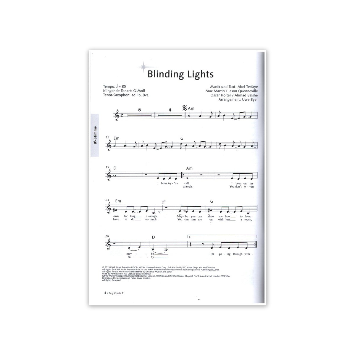 Easy Charts Play-Along 11 View 2