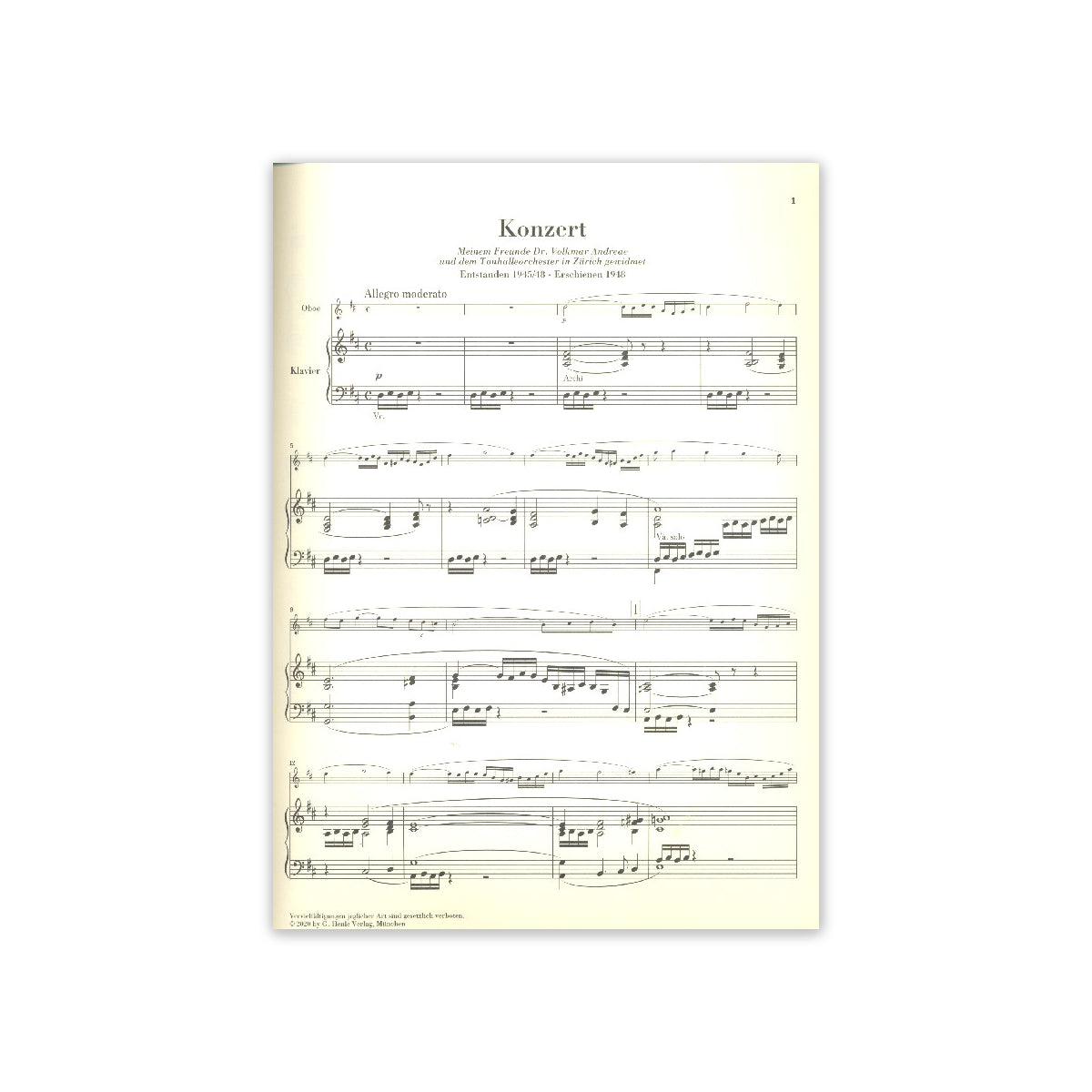 Strauss R., Konzert D-Dur