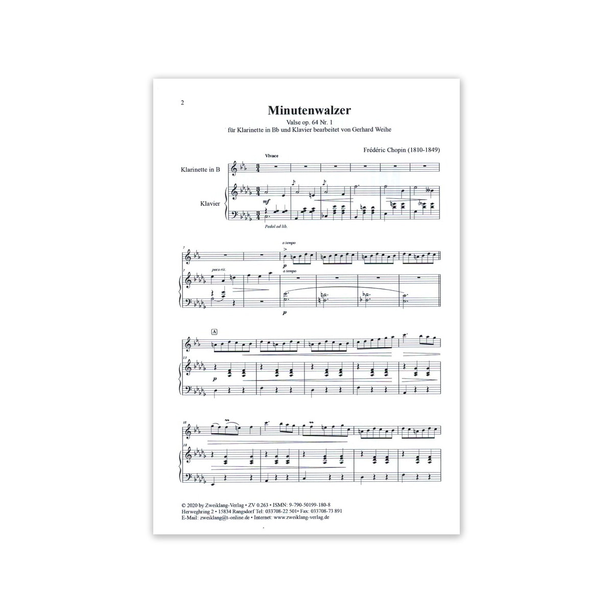 Chopin, Minutenwalzer View 1