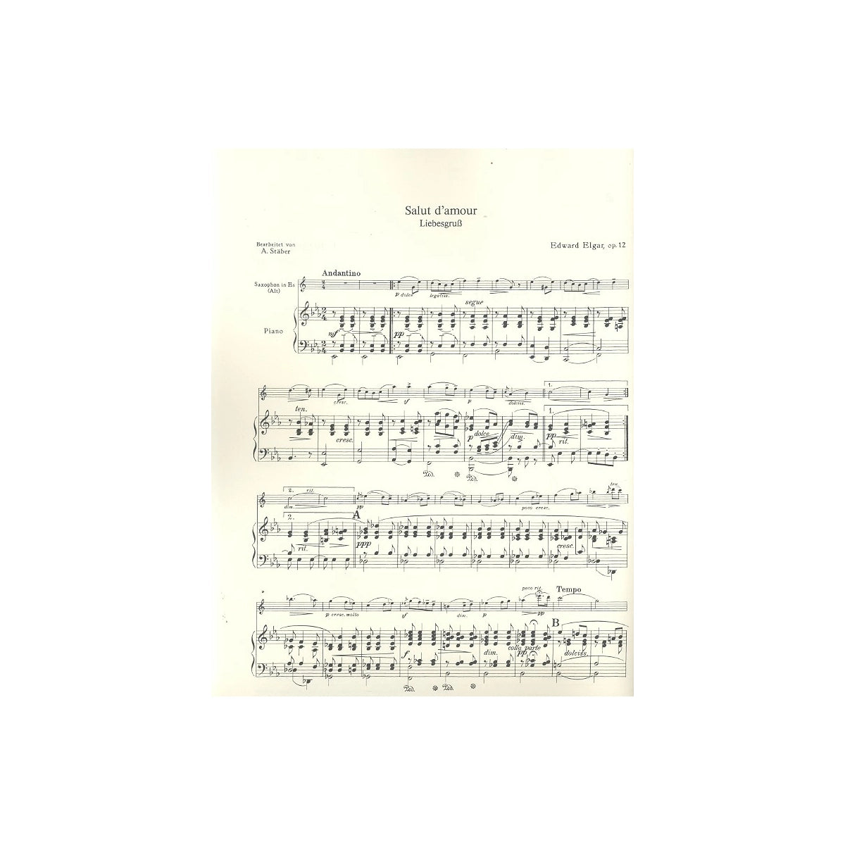 Elgar, Salut d'amour View 2
