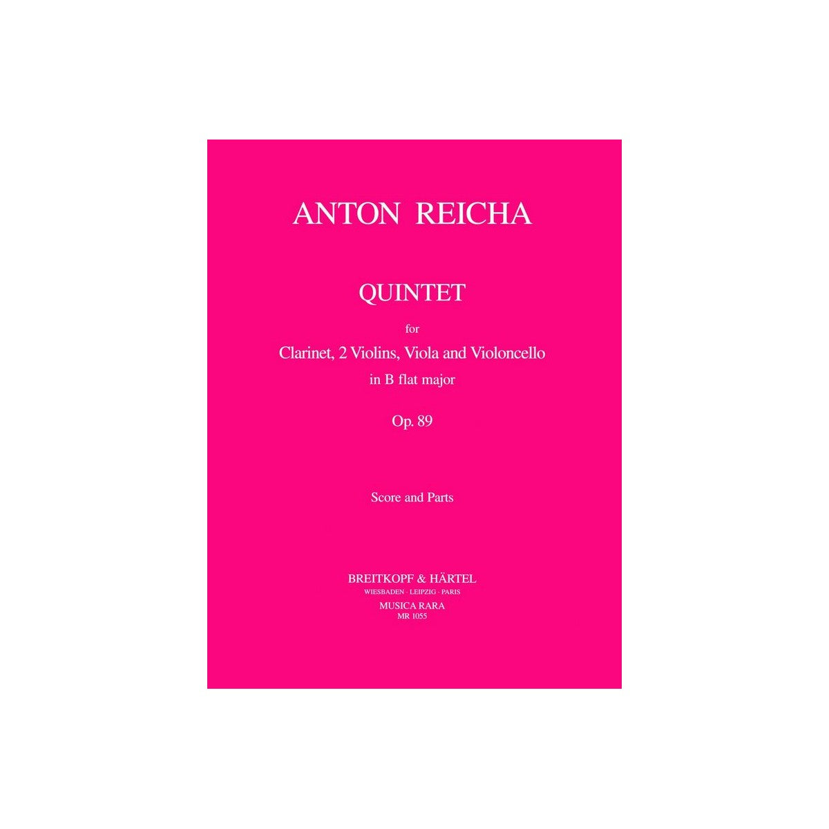 Reicha, Quintett B-Dur für Klar. & Str.-Quart View 2