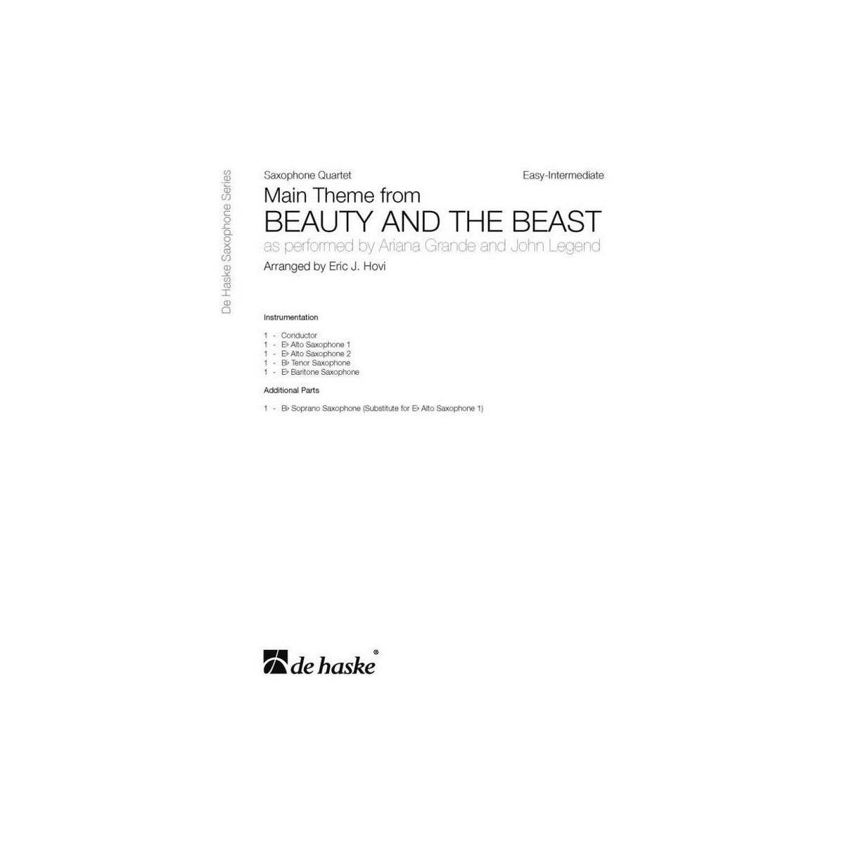 Beauty and the Beast (SATB) View 2