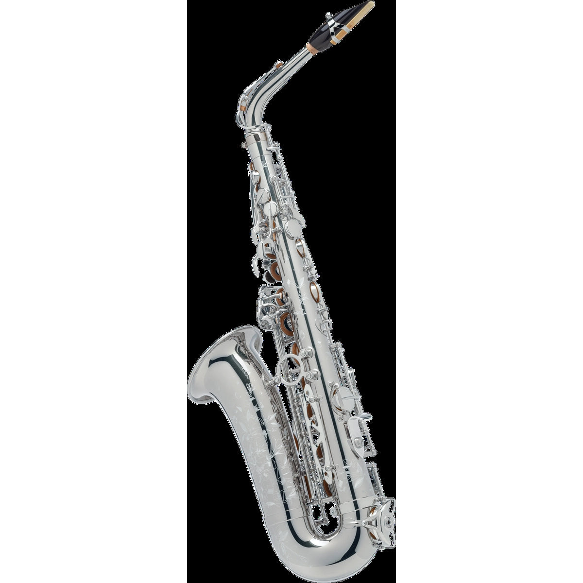 ALTO SAXOPHONE SELMER SUPRE SILVER PLATED