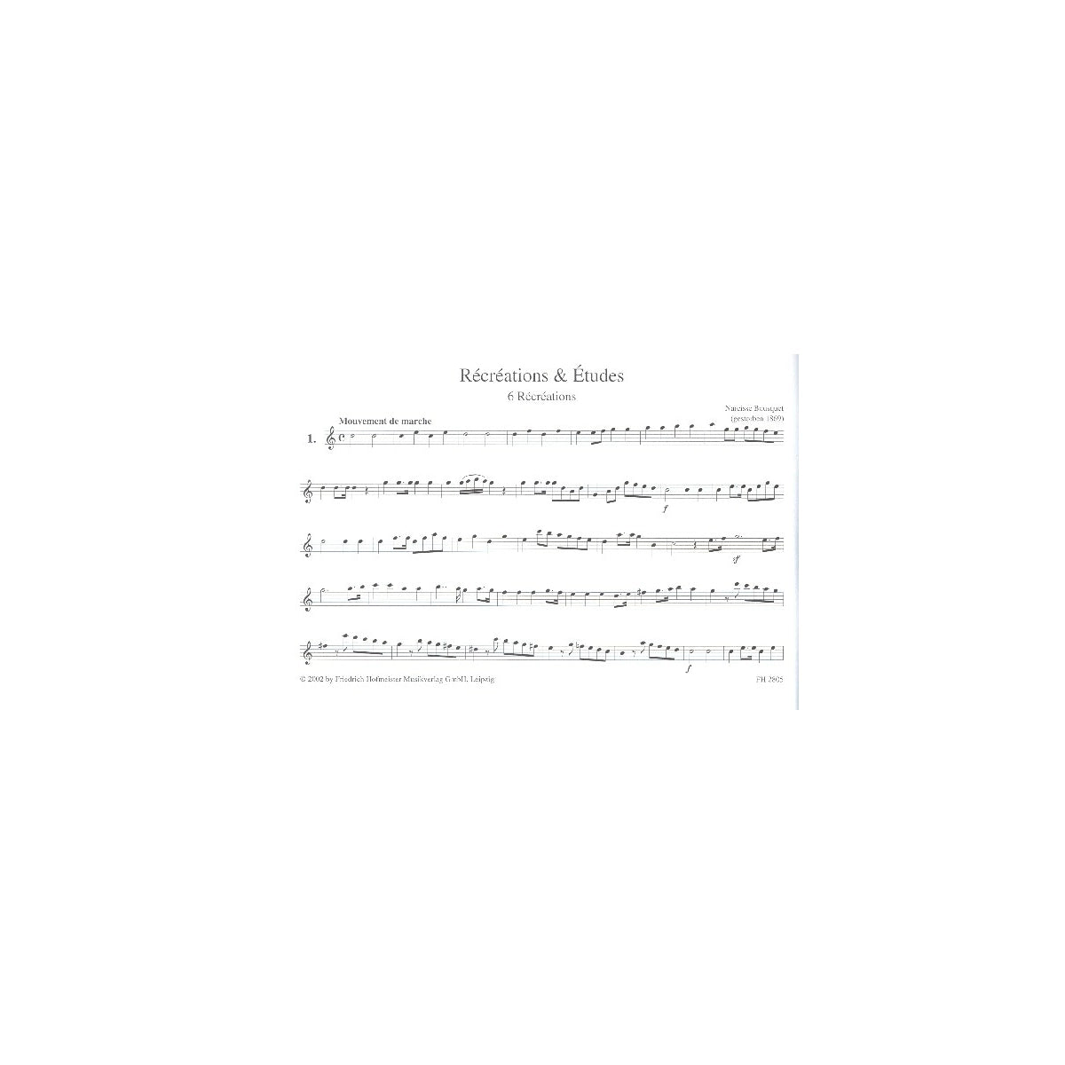 Bousquet, Recreations und Etudes View 2